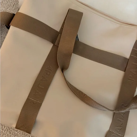 Pajar Cream and Brown Tote Bag - Picture 2 of 5